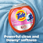 Tide Power PODs + Downy Laundry Detergent Pods, 45 Count, Soft Boosters + April Fresh