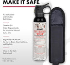 SABRE Frontiersman MAX Bear Spray – 40 ft Range, Maximum Strength, The Only EPA-Registered Spray for Bears & Mountain Lions, 9.2 oz, Glow Safety Clip, Outdoor Hiking & Camping Protection