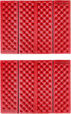AceCamp 3940 Portable Lightweight Mini Waterproof Folding Mat, Foam Sitting Pad for Outdoor Activities, Foldable Kneeling and Seat Cushion for Comfort, Red