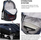 MOUNTAINTOP Hiking Backpack,25/30L Camping Backpack, Men Women Hiking Daypack Lightweight Travel Backpack for Climbing