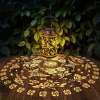 Butterfly Solar Lanterns Outdoor Waterproof, Metal Hanging Lights Decorations for Garden Yard Lawn Patio, Unique Butterfly Gifts for Women Mom Grandma Gardener Mother in Law Christmas