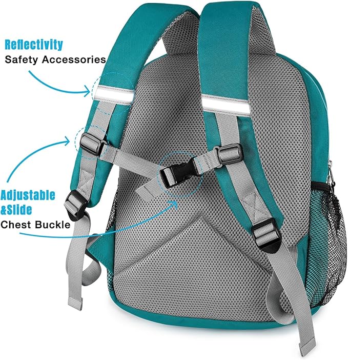STEAMEDBUN Toddler Backpack for Boys 2-4,Kindergarten Backpack for Boys,Preschool Backpack,Mini