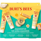 Burt's Bees Mothers Day Gifts Ideas - Essentials Everyday Set, 5 Travel Size Products - Deep Cleansing Cream, Hand Salve, Body Lotion, Foot Cream and Original Lip Balm