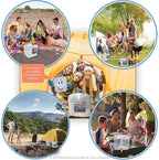 WaterStorageCube BPA Free Collapsible Water Container with Spigot, Camping Water Storage Carrier Jug for Outdoors Hiking Backpack & Survival Kit, Foldable Portable Water Canteen 1.3/2.6/5.3 Gallon