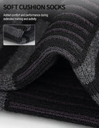 Airacker Ankle Athletic Running Socks Cushioned Breathable Low Cut Sports Tab Socks for Men and Women (6 Pairs)