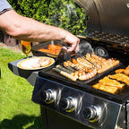 Onlyfire Universal Cast Iron Griddle, Reversible Cooking Griddle for Gas/Charcoal Grills, 17.3" x 9.6"