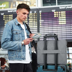 15.6-16 Inch Laptop Sleeve Shoulder Bag Notebook Chromebook Computer Carrying Case Compatible with 15.6 inch Acer Asus Dell HP Thinkpad, Gray