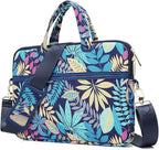 kayond Forest Series Bule Patten Waterproof Laptop Shoulder Messenger Bag Case Sleeve for 12 Inch 13.3 Inch Laptop