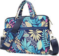 kayond Forest Series Bule Patten Waterproof Laptop Shoulder Messenger Bag Case Sleeve for 14 Inch 14.1 Inch Laptop