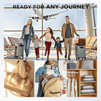 8 Set Compression Packing Cubes for Travel Essentials,Compressible Expandable Packing Cubes for Suitcase,OlarHike Luggage Organizer Bags for Travel,Handy Helper for Organizing Clothes(Gray)