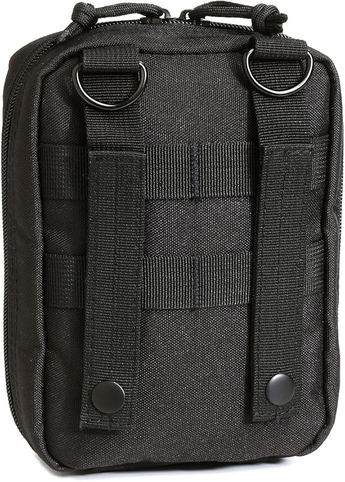 First Aid Molle Pouch - Heavy Duty IFAK Pouch - Empty Medical Pouch Ideal for Military Use EMTs Law Enforcement Camping and Hiking - Med Pouch for Optimal Organization