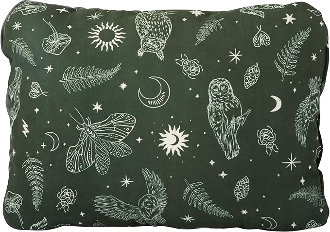Therm-a-Rest Compressible Cinch Camping and Backpacking Pillow, Large - 16 x 23 Inch, Woodland