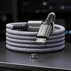 6ft Micro USB Cable 2-Pack, Heavy Duty Pet-Proof Braided Android Charger Cord, Fast Charging Wire with 25000+ Bend Lifespan for PS4 Controller, Kindle & Legacy Tech (Space Grey)