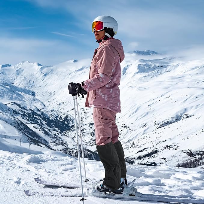 likloks Adjustable Leg Gaiters for Men & Women - Lightweight & Waterproof Gaiter for Hiking, Snow, Trail, Trekking, Hunting, Climbing