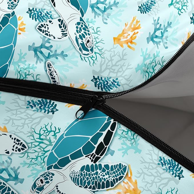 HOSIMA Cartoon Axolotl Sleeping Bags for Kids 10-12,Blue Cartoon Kids Sleeping Bags for Girls Boys,Compact Sleeping Bag for Camping Essentials and Hiking.