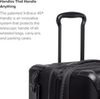 TUMI - Aerotour 4 Wheel Expandable Luggage - Men's and Women's Lightweight Business and Leisure Travel Suitcase - 26" Short Trip Expandable Packing Case, Black