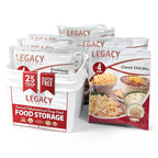 Legacy Food Storage Gluten Free 3 Day Kit, Emergency Food Supply, 12,080 Total Calories, 32 Large Servings, Shelf Stable, Freeze Dried Survival Meals for MRE Camping, Hiking, & Backpacking