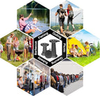 2025 Upgraded Taller 52cm Collapsible Stool with Cushion,Portable Seat,Telescoping Stools,Adujstable Camping Folding Chair for Adults,Maximum Loading 550Ib for Garden Travel Fishing BBQ