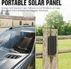 SUNAPEX 12V Solar Battery Charger: 10W Portable Waterproof Solar Panels Trickle Charger Battery Tender with Built-in Charge Controller for Car Boat, RV Essentials, Birthday Gifts for Men Dad Husband