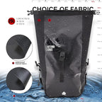 Dry Bags Waterproof Backpack, Waterproof backpack for Water sports,boating,Floating,hiking, camping and other outdoor activities 25L.(Black)