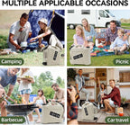 Camping Water Container - 3.2 Gallan Water Jug with Spigot | Portable Water Tank for Outdoor Hiking Picnic Supplies-Grey