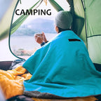 Tirrinia Large Waterproof Outdoor Blanket, Soft Warm Windproof Stadium Blanket with Sherpa Fleece and Foldable for Outdoor Sport, Baseball, Football, Beach, Concerts, Car