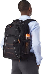 Amazon Basics Laptop Backpack Fits Up to 17-Inch Laptops, Black