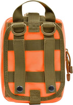 Gogoku First Aid Pouch 1000D Nylon Tactical Molle Tear Away Medical Pouch Empty Utility Pouch for Outdoor Activities Medical Supplies Camping Hiking Travel,Bag Only