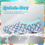 Deevike Kids Water Shoes Boys Grils Barefoot Quick Dry Aqua Socks Beach Shoes for Toddler Sports Swim Surf Outdoor Walking
