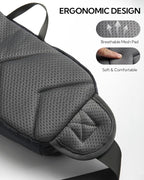 WATERFLY Fanny Pack Waist Bag: Hiking Water Bottle Holder with Strap Waist Pack for Women Men Hydration Hip Packs for Running Walking Traveling-Navy Blue