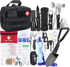 Carlebben Survival Kit Camping kit First Aid Kit Emergency Bugout Bag Gifts for Men Tactical Gear Accessories Molle Attachments Military