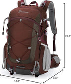 MOUNTAINTOP Hiking Backpack,Lightweight Travel Backpack for Men Women Outdoor Backpacking, Camping