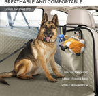 SHARLOVY XL Truck Back Seat Extender for Dogs, Large Hard Bottom Dog Car Seat Cover for Back Seat, Heavy Duty Dog Car Hammock, Waterproof Pet Seat Covers for Trucks, F150, Ram1500 and Large SUV