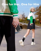 2 Packs Portable Chargers with Built in Cables, 2PCS Slim 10000mAh Travel Essentials Battery Pack 6 Outputs 3A Power Banks for iPhone Samsung Pixel LG Moto iPad