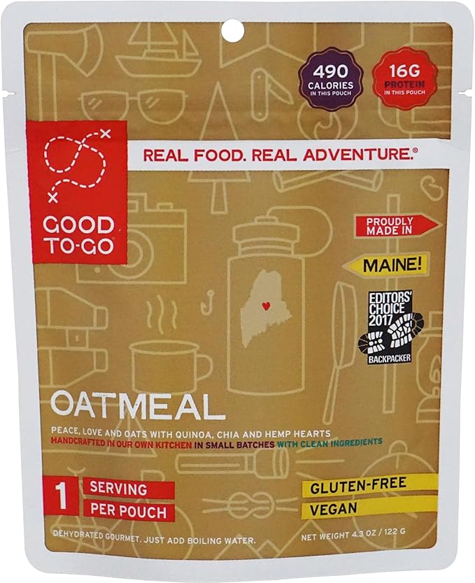 GOOD TO-GO Weekender 3-Pack | 2 Entrees + 1 Breakfast | Camping Food, Backpacking Food | Just Add Water Meals, Backpacking Meals | Dehydrated Meals Taste Better Than Freeze Dried Meals