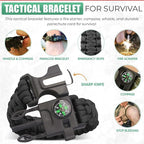 Survival Kit - All-in-One Survival Gear and Supplies for Camping, Hiking, Hunting, and Car Emergencies - Essential Tools, Great Gift for Men, Fathers, Boyfriends, Boys, Dads and Scouts