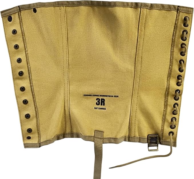 WW2 US Canvas Leg Gaiters Boot Gaiters for Men Gaiters for Hiking Reproduction WWII Us M1936 Leggings Gaiters Puttee