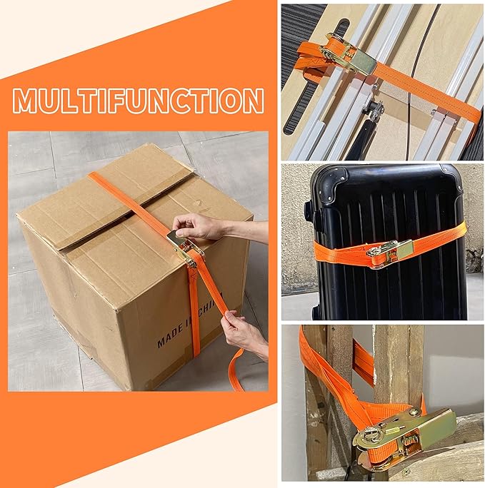 Camping Hammock for Outside with Insect-Proof Net (Orange, Staps*2)