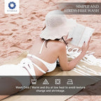 Cotton Turkish Beach Towel with Towels Oversized 36"x72" Pool Absorbent Extra Large Quick Dry Sand Travel Towel (Beige, 4 Pack)