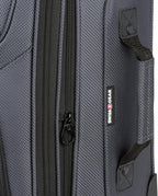 SwissGear Sion Softside Expandable Luggage, Dark Grey, Carry-On 21-Inch