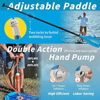 Adventure 12’×35"/39" Extra Wide Paddle Board, One-Stop Premium SUP Board Accessories, Tailored 5 Fins, Stable Inflatable Stand Up Paddle Boards for Youth/Adults of All Skill Levels