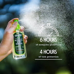 Murphy's Naturals Mosquito & Tick Bug Repellent Spray, Oil of Lemon Eucalyptus for Skin + Outdoor Gear, DEET-Free, 4 Ounce Pump, 2-Pack