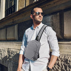 Crossbody Sling Bag Casual Shoulder Hiking Backpack with Convertible Shoulder Strap for Travel Hiking Shopping Leisure Sport