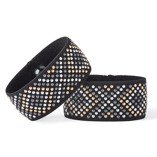 Blisslets Acupressure Motion Sickness Bands - Cecilia Duo (Large) - Stylish Morning Sickness Relief Band | Travel, Pregnancy, Cruise