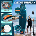 InnoExpo 11' Inflatable Stand Up Paddle Boards with Premium Accessories, Wide Stable SUP Paddle Board Design, Non-Slip Comfort Deck for Youth & Adults