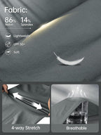 FREE SOLDIER Men's Outdoor Cargo Hiking Pants with Belt Lightweight Waterproof Quick Dry Tactical Pants Nylon Spandex