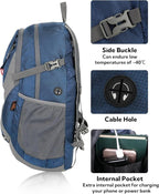 WATERFLY Lightweight Packable Hiking Backpack: 30L Foldable Travel Daypack Ultralight Camping Day Pack for Woman Man