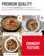 ReadyWise Emergency Food Supply - 120 Servings Breakfast Bucket, Freeze Dried & Dehydrated Meals, Survival Food Kit for Backpacking, Camping Essentials & Prepping Supplies, up to 25 Year Shelf Life