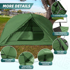 Clostnature Taurus 2 Person Backpacking Tent - Lightweight Two Person Tent for Backpacking, Easy Set Up Waterproof Camping Tent for Adults, Kids, Scouts, Large Size Outdoor, Hiking Gear
