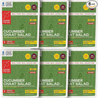 GOOD TO-GO Cucumber Chaat Salad Stove-Free™ (6-Pack of Single Servings) | No Stove Required! Camping & Backpacking Food | Just Add Water Backpacking Meals | Good To-Go Dehydrated Meals Taste Better Than Freeze Dried Food